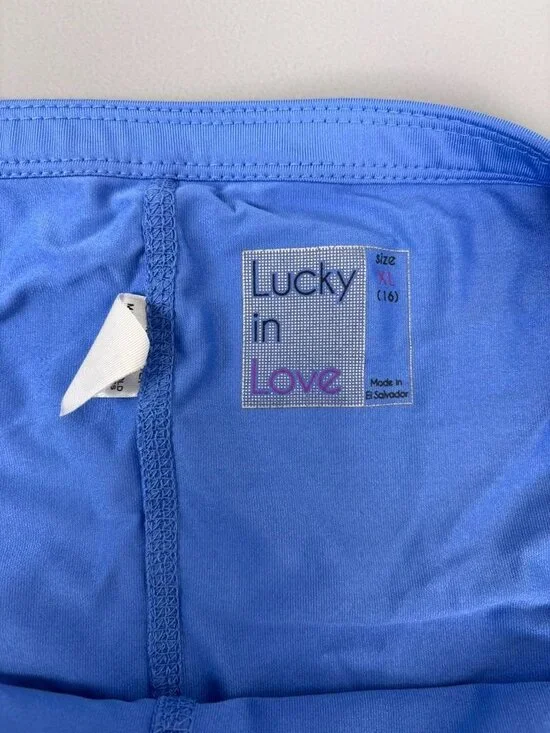 Lucky In Love women's XL periwinkle blue tennis pickleball golf skort skirt - Picture 5 of 7